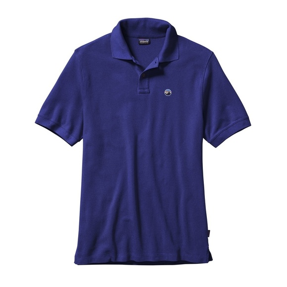 Patagonia Other - Patagonia M’s Fits Roy Emblem Navy Polo Shirt